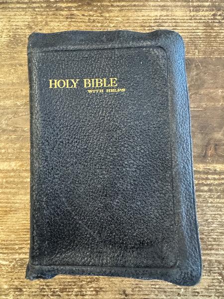 Vintage 1940s Pocket Bible Old and New Testament