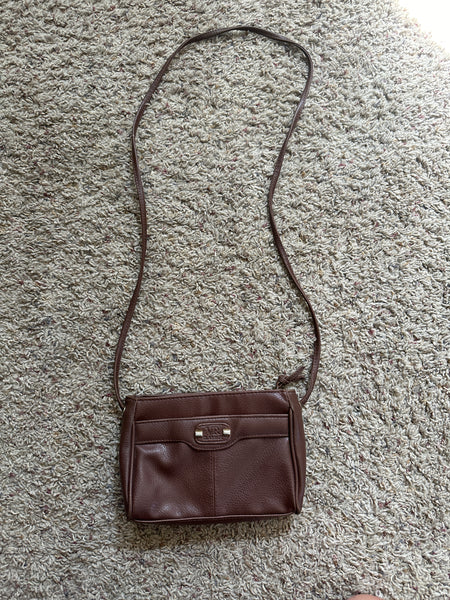 VR Classics Brown Crossbody Purse