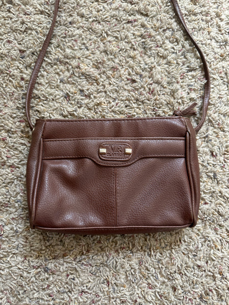 VR Classics Brown Crossbody Purse