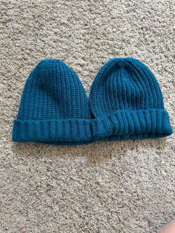 Four Buttons By San Diego Hat Co Blue Beanie