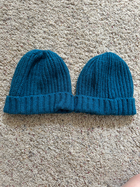 Four Buttons By San Diego Hat Co Blue Beanie