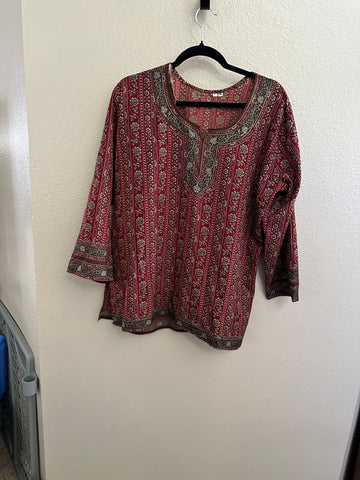 Indian Floral Blouse