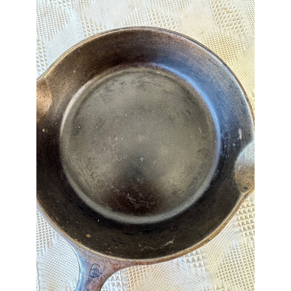 Wagner Ware Sidney Ohio Cast Iron Skillet No 6 Vintage 1940s Cookware 1056X