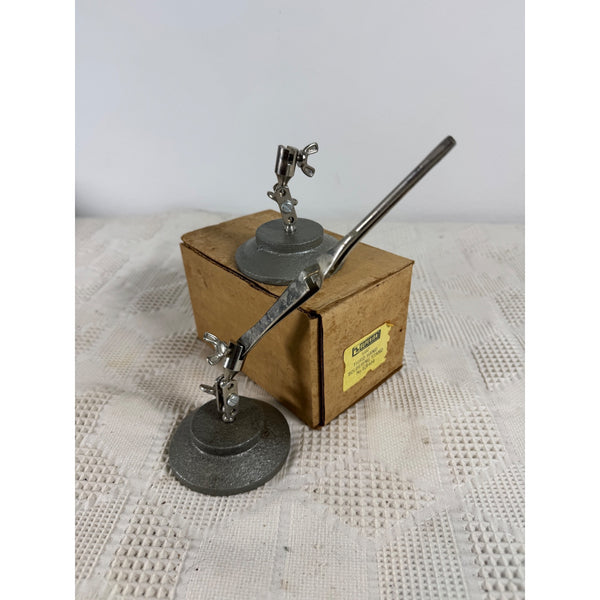 HR Superior Peer Third Hand Soldering Stand Pair w Adjustable Clamps and Tweezer