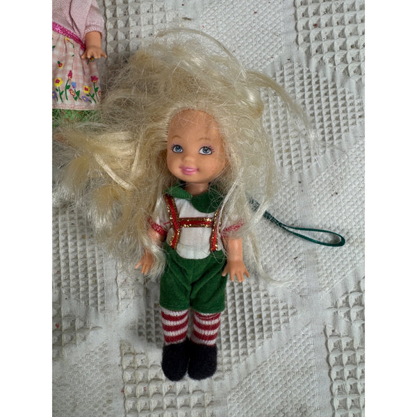 Lot of 5 Vintage 1990s Kelly and Friends Dolls Collectible Figures and Ornaments