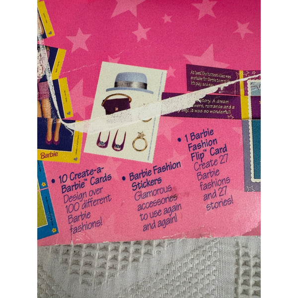 Barbie Fashion Play Cards Create a Barbie Set of Two Vintage 1990s Lot Of 2 New