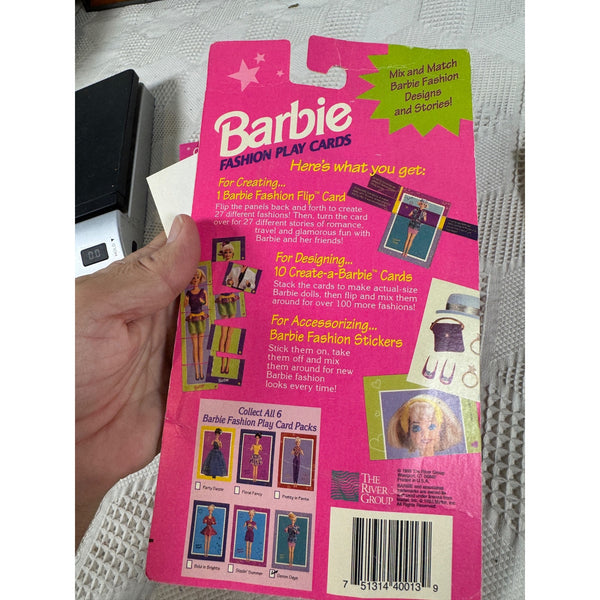 Barbie Fashion Play Cards Create a Barbie Set of Two Vintage 1990s Lot Of 2 New