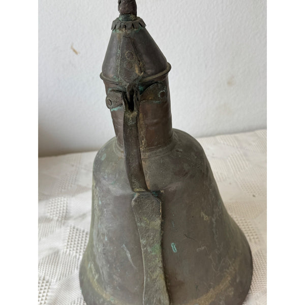Antique Primitive Handcrafted Copper Ewer Pitcher Likely Turkish Arabic c1800s