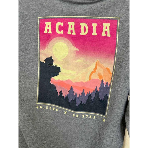 Bowery Womens Acadia Gray Hoodie