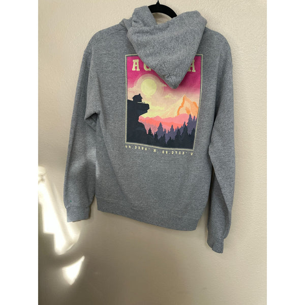 Bowery Womens Acadia Gray Hoodie