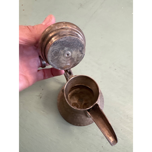 Vintage Ornate Brass Middle Eastern Ewer or Dallah