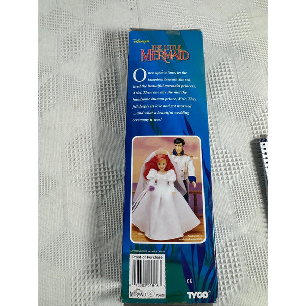 Disney The Little Mermaid Prince Eric Doll Vintage 1991 By Tyco 1808 NIB