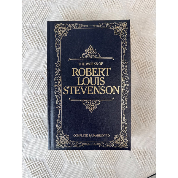 The Works of Robert Louis Stevenson Bonded Leather 1984 Complete and Unabridged