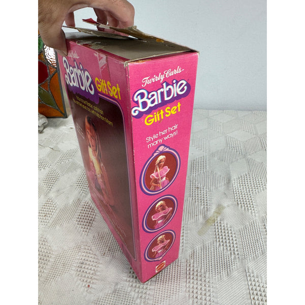 Twirly Curls Barbie Gift Set 1982 Mattel No 4097 w 2 Outfits and Accessories