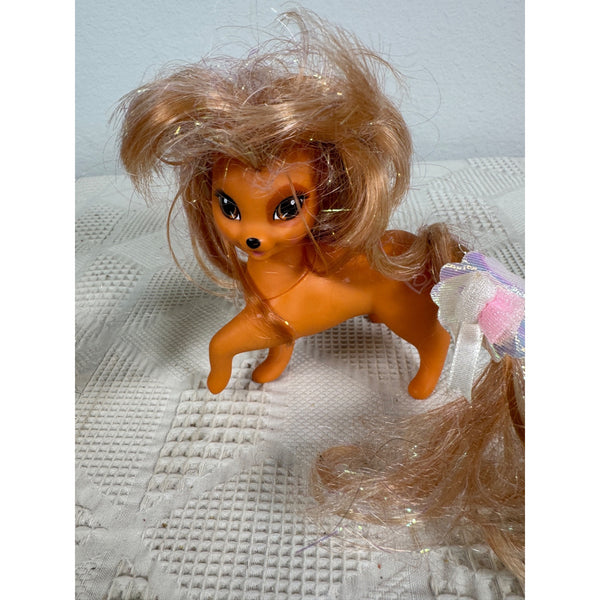 Barbie Vintage Pretty Lovin Pets Pair Candie Puppy and Mandi Puppy Figures 1994
