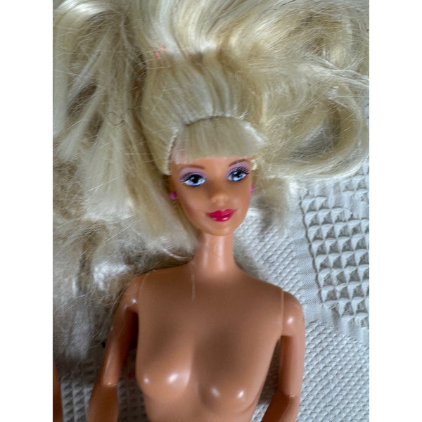 Lot Of 5 Vintage 1980s to 1990s Barbie Dolls w Blonde Hair No Clothing Mold 1966