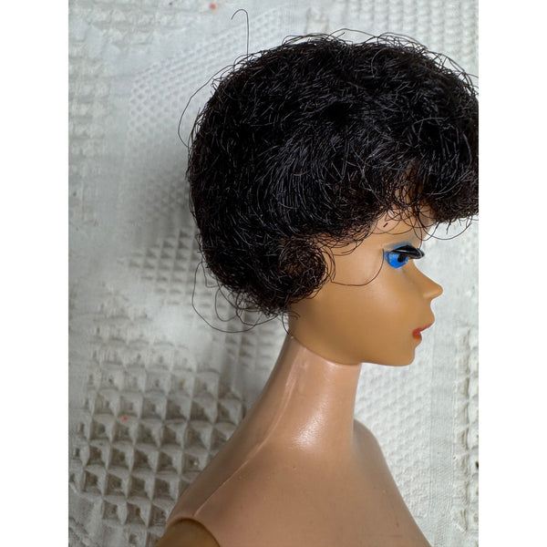Original Barbie MCMLVIII Brunette Bubble Cut Hair Vintage Mattel 1960 Japan