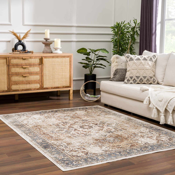 Fang Washable Area Rug traditional