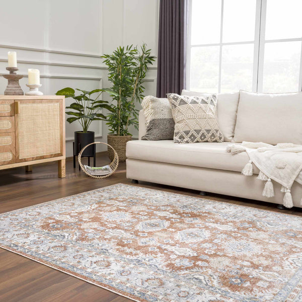 Ezio Washable Area Rug transitional