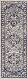 Cabacungan Cream & Gray Washable Area Rug runner