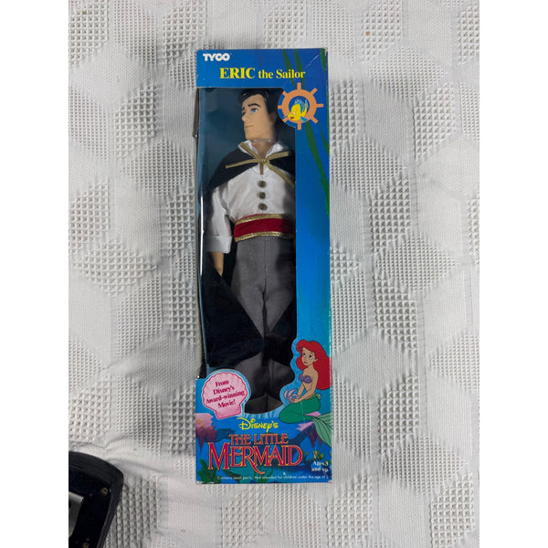 Disneys The Little Mermaid Prince Eric The Sailor Doll 1991 By Tyco 1805 NIB