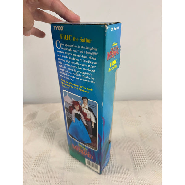 Disneys The Little Mermaid Prince Eric The Sailor Doll 1991 By Tyco 1805 NIB