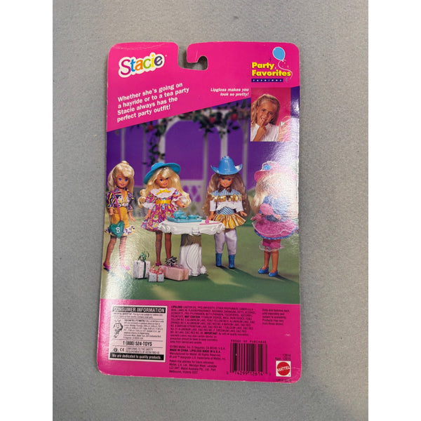 Stacie Party Favorites Fashions Lipgloss Outfit Doll Set Mattel 1994 NWB