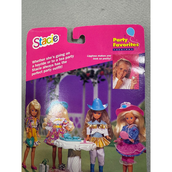 Stacie Party Favorites Fashions Lipgloss Outfit Doll Set Mattel 1994 NWB