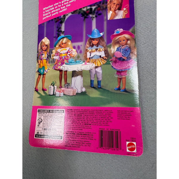 Stacie Party Favorites Fashions Lipgloss Outfit Doll Set Mattel 1994 NWB