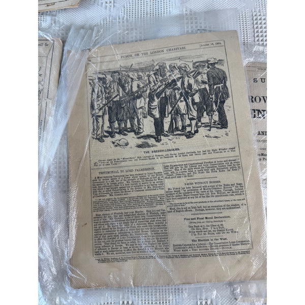 Set of 8 Vintage Punch Weekly Satire Magazines British Collectible Ephemera