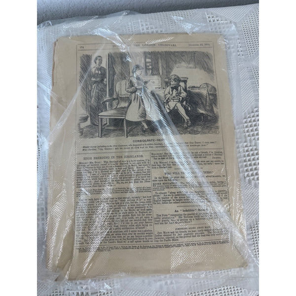 Set of 8 Vintage Punch Weekly Satire Magazines British Collectible Ephemera