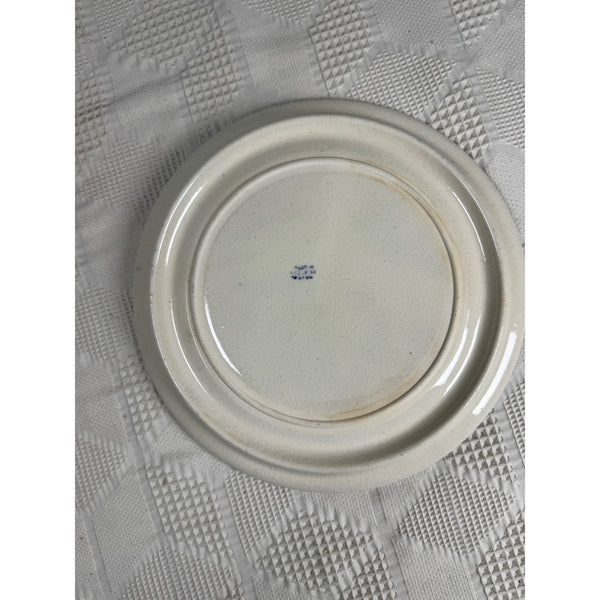 Moriyama Blue Willow Divided Plate Made Occupied Japan1940s Ceramic Collectible