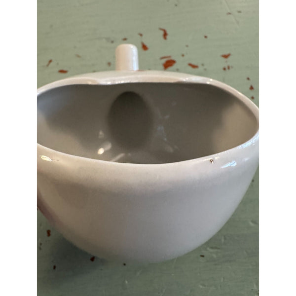 Vintage 1930s English Pap Boat Invalid Feeder