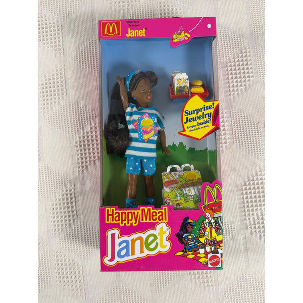 McDonalds Happy Meal Janet Doll 1993 Mattel Includes Surprise Jewelry 11477 NIB