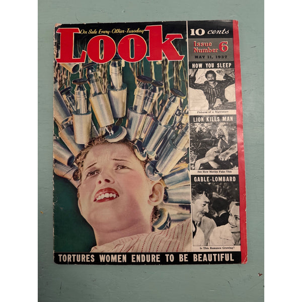 Vintage Look Magazine May 11 1937 Collectors Historical Periodical