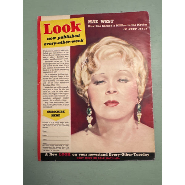 Vintage Look Magazine May 11 1937 Collectors Historical Periodical