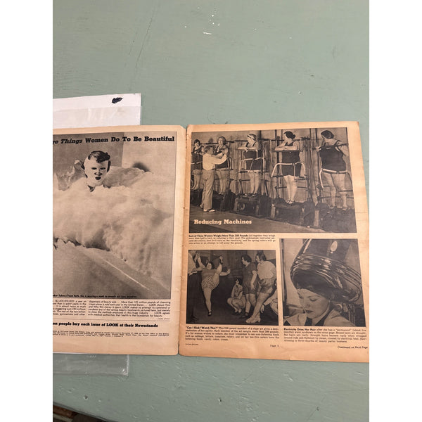 Vintage Look Magazine May 11 1937 Collectors Historical Periodical