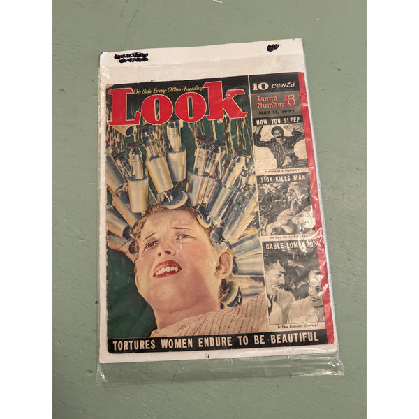 Vintage Look Magazine May 11 1937 Collectors Historical Periodical
