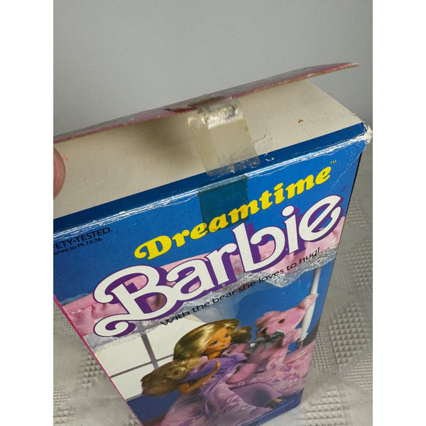 Dreamtime Barbie w Teddy Bear Mattel 1984 Vintage Collectible Doll 9108 NIB