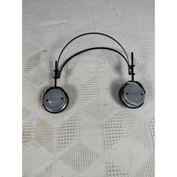 Vintage Cannon Ball Empire Headphones By CF Cannon Co For Parts Or Display Only