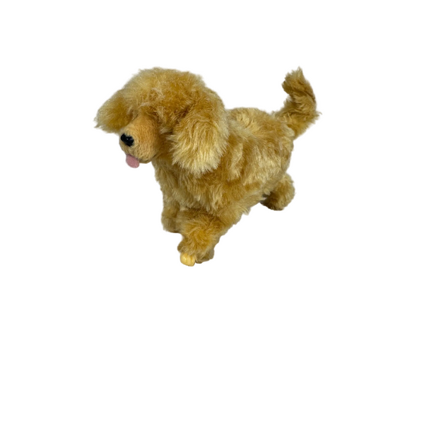 Vintage 1997 Barbie Ginger Walking Toy Dog Battery Operated Plush Collectible