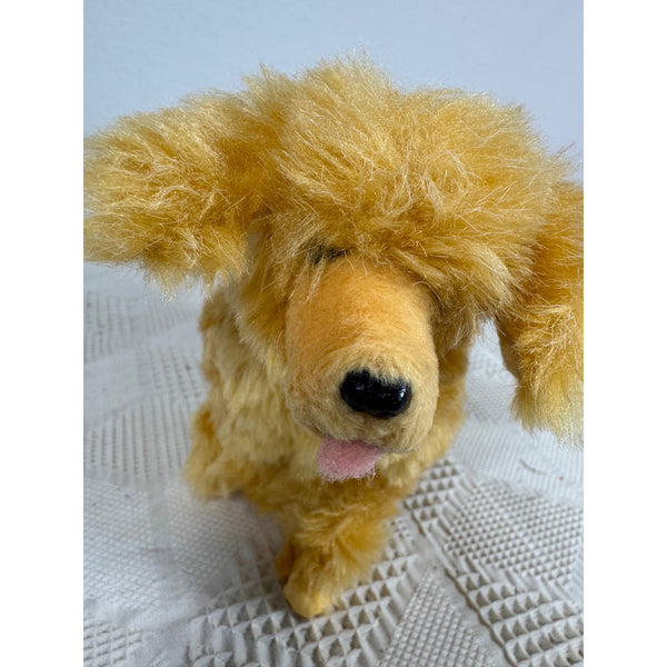 Vintage 1997 Barbie Ginger Walking Toy Dog Battery Operated Plush Collectible