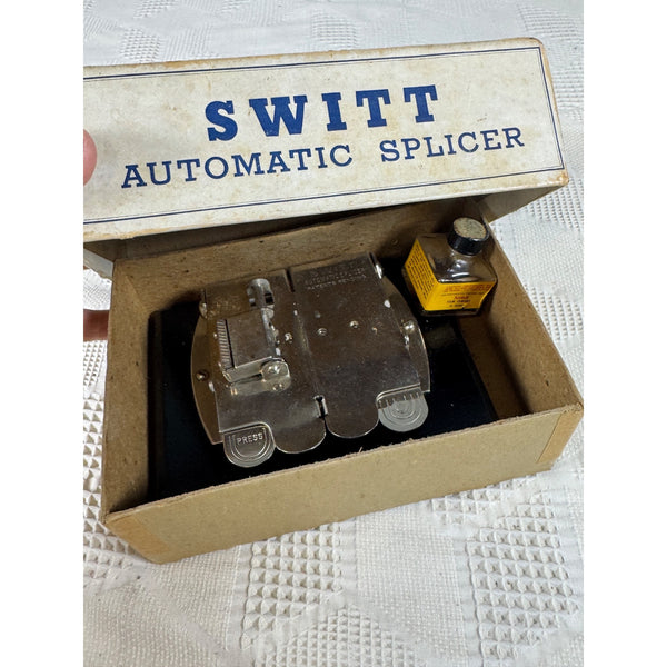 Switt Automatic Splicer by Mansfield Industries w Box Vintage Film Editing Tool