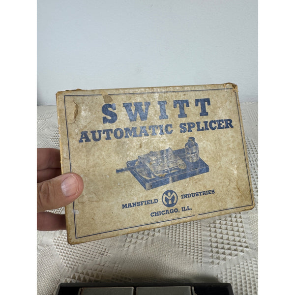 Switt Automatic Splicer by Mansfield Industries w Box Vintage Film Editing Tool