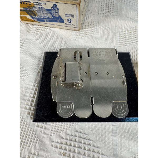 Switt Automatic Splicer by Mansfield Industries w Box Vintage Film Editing Tool