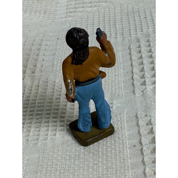 Vintage Treasure Chest Miniatures Lead Cowboy Figurine Wild West Frontier