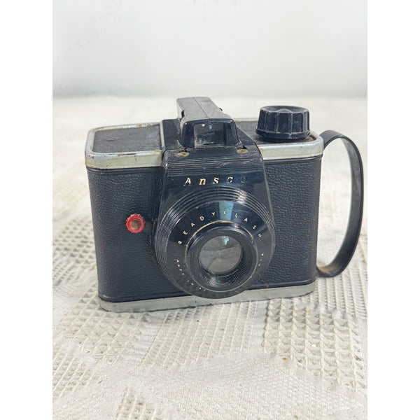 Vintage Ansco Readyflash 620 Film Camera Black 1950s Collectible Photography