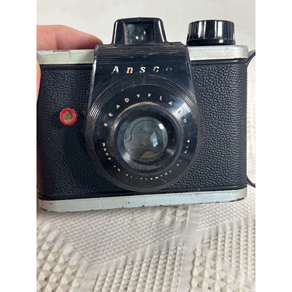 Vintage Ansco Readyflash 620 Film Camera Black 1950s Collectible Photography