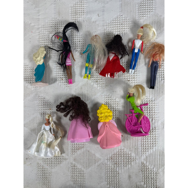 Lot of 10 McDonalds Barbie Happy Meal Toys Vintage 1990s Collectibles
