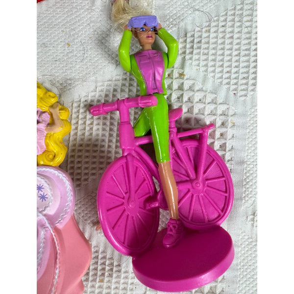 Lot of 10 McDonalds Barbie Happy Meal Toys Vintage 1990s Collectibles